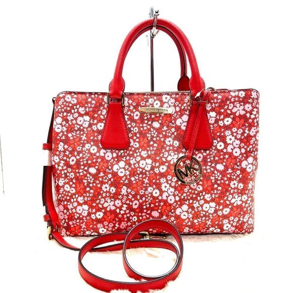🔥🌷NWT! Michael Kors CAMILLE Large Satchel Handbag Msrp:$368.00 - Picture 1 of 6